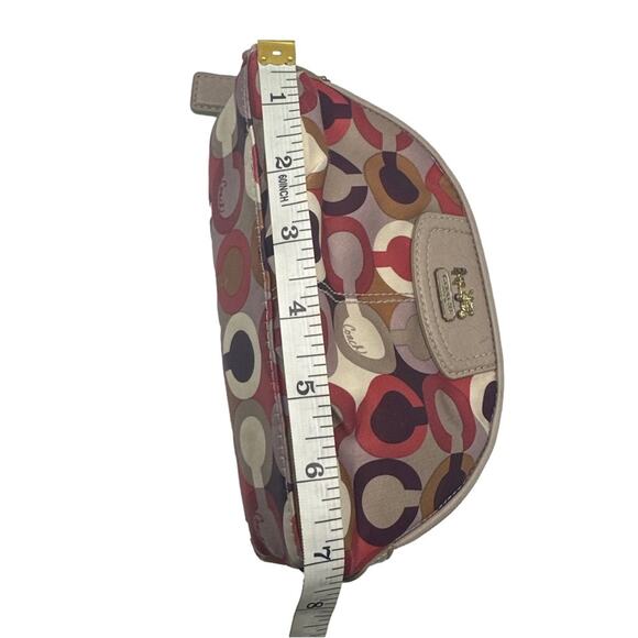 COACH Signature Canvas Make up / Cosmetic Case - Picture 5 of 8